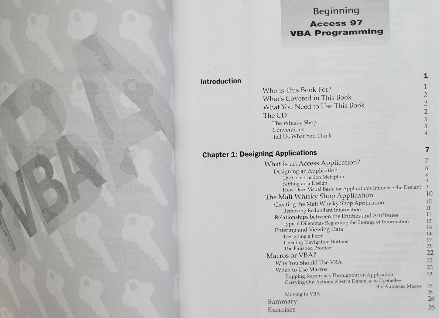 Vintage - Beginning Microsoft Access 97 VBA Programming