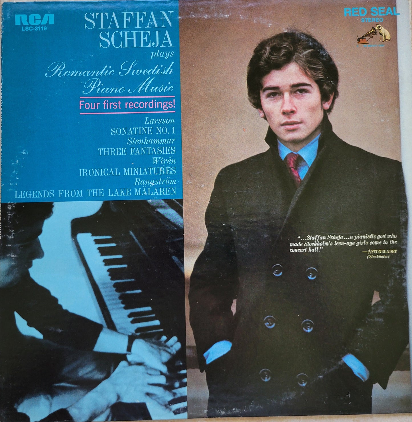LP Record - Staffan Scheja Plays Romantic Swedish Piano Music