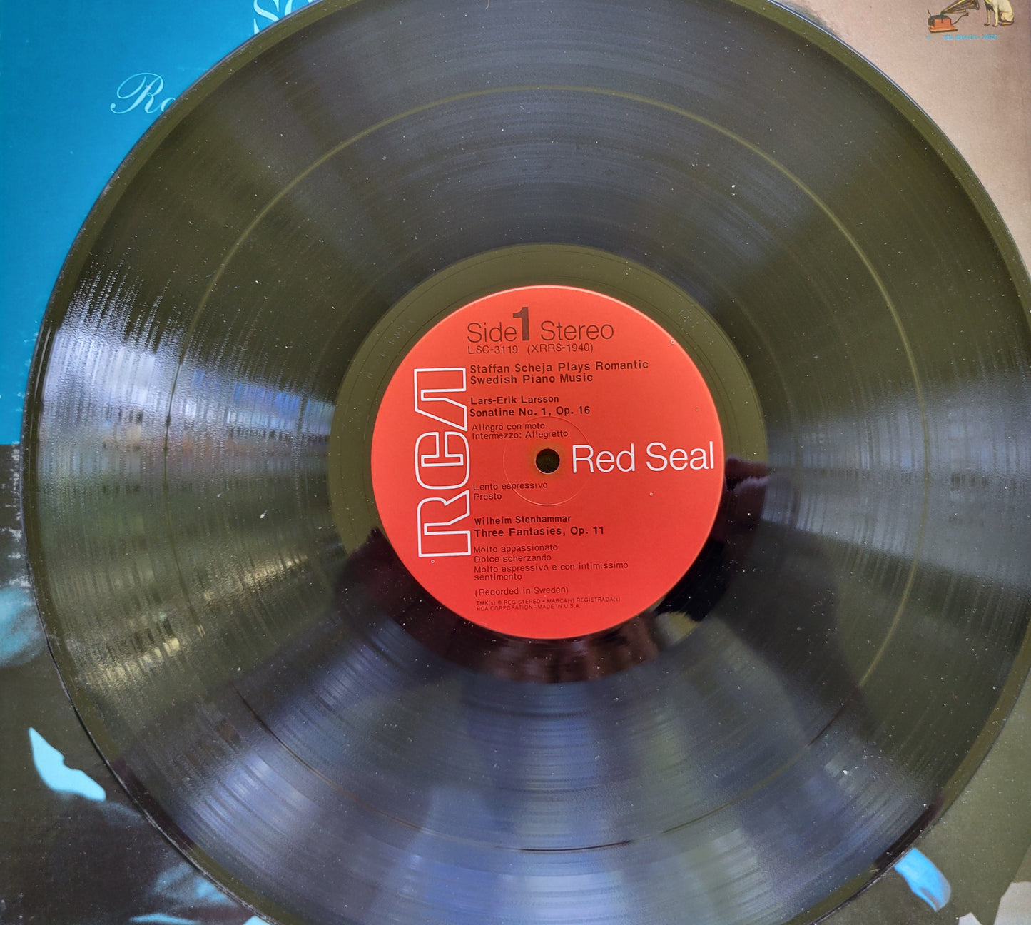 LP Record - Staffan Scheja Plays Romantic Swedish Piano Music