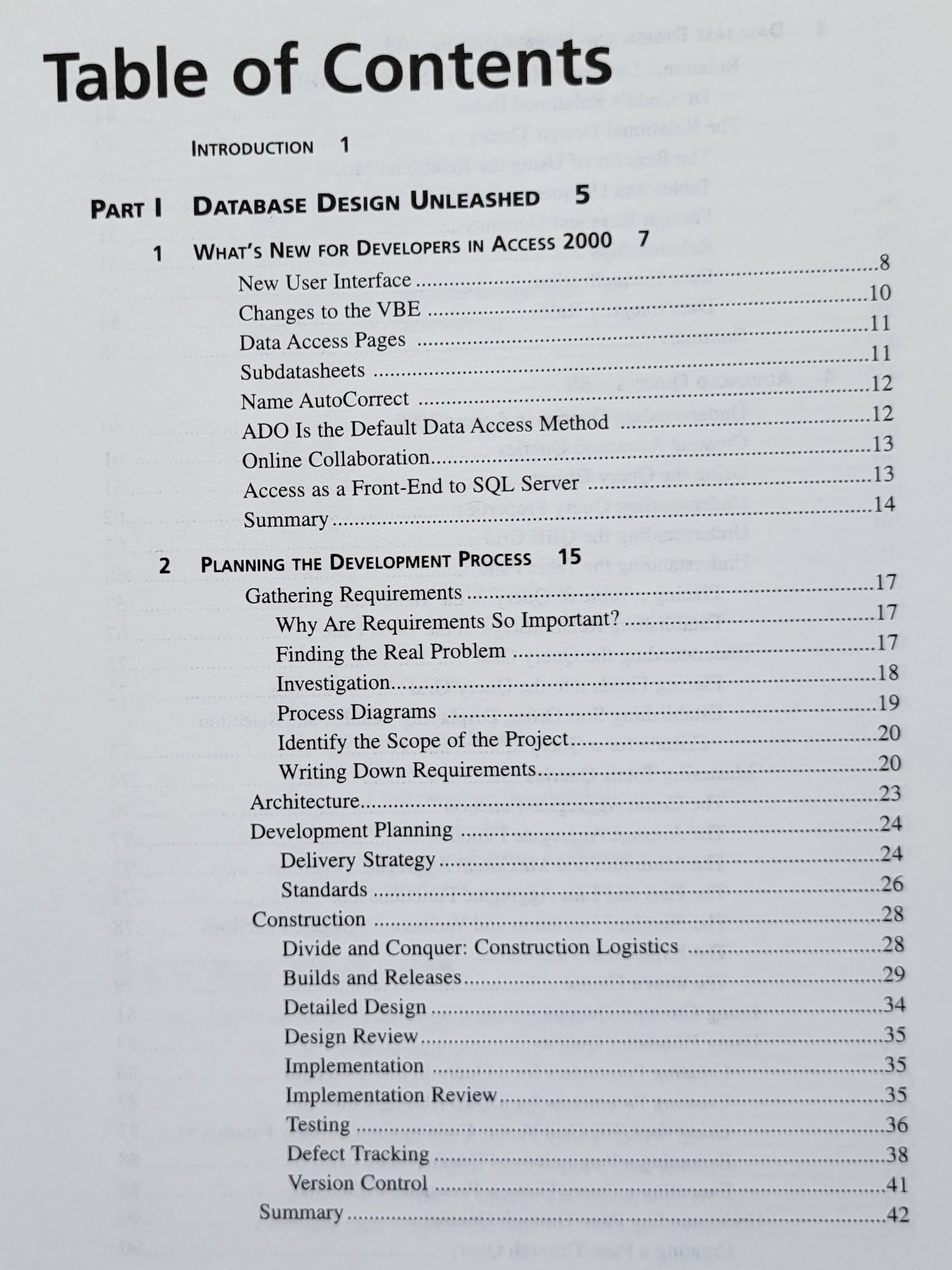 Vintage - Microsoft Access 2000 Development