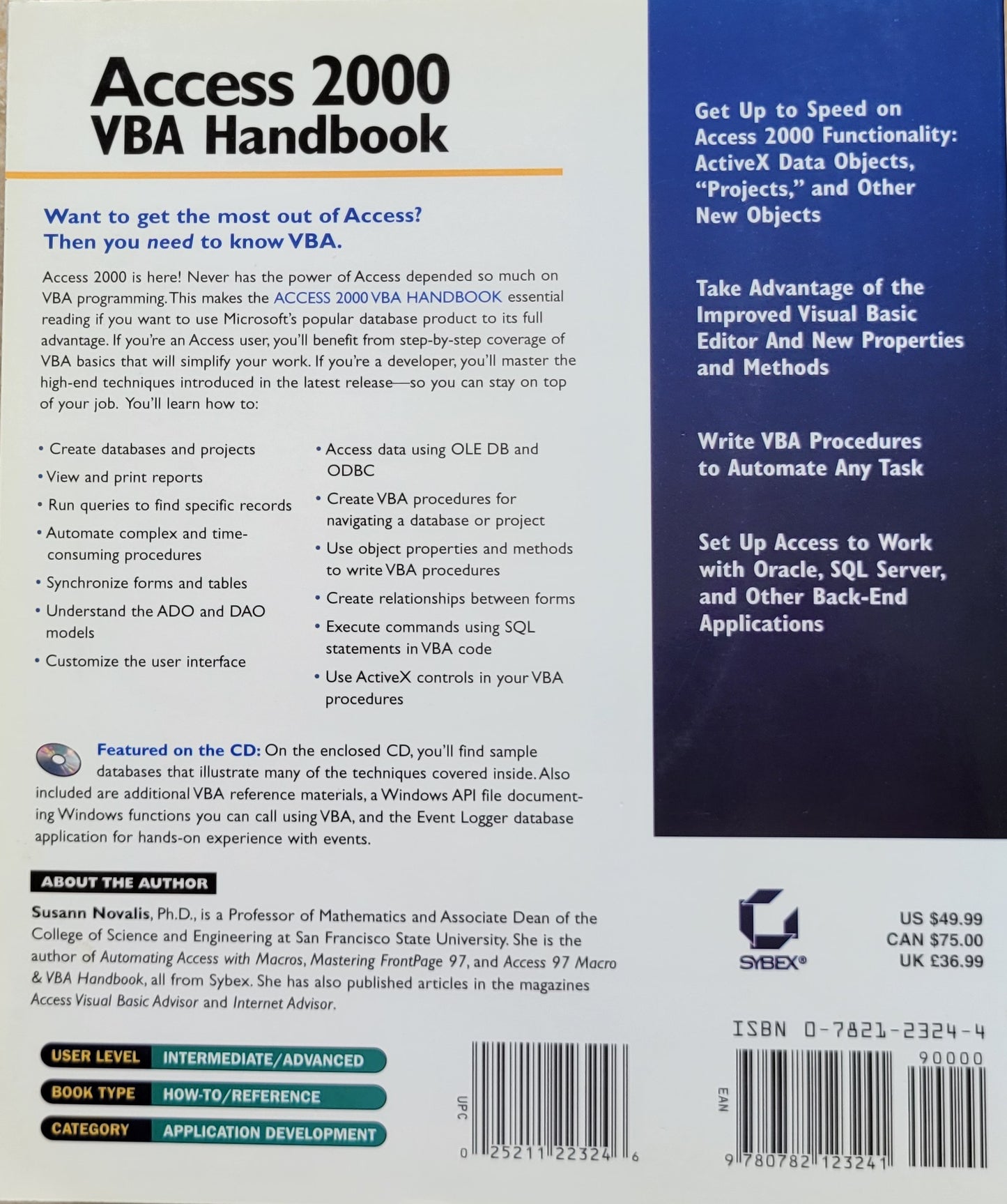 Vintage - Microsoft Access 2000 VBA Handbook