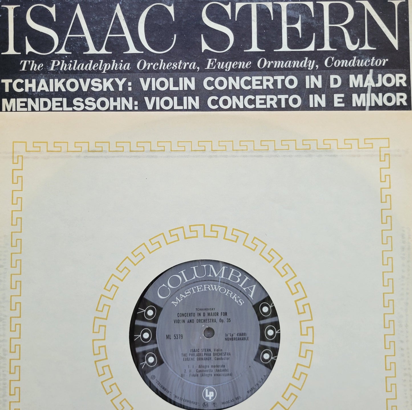 LP Record - Isaac Stern: Tchaikovsky and Mendelssohn