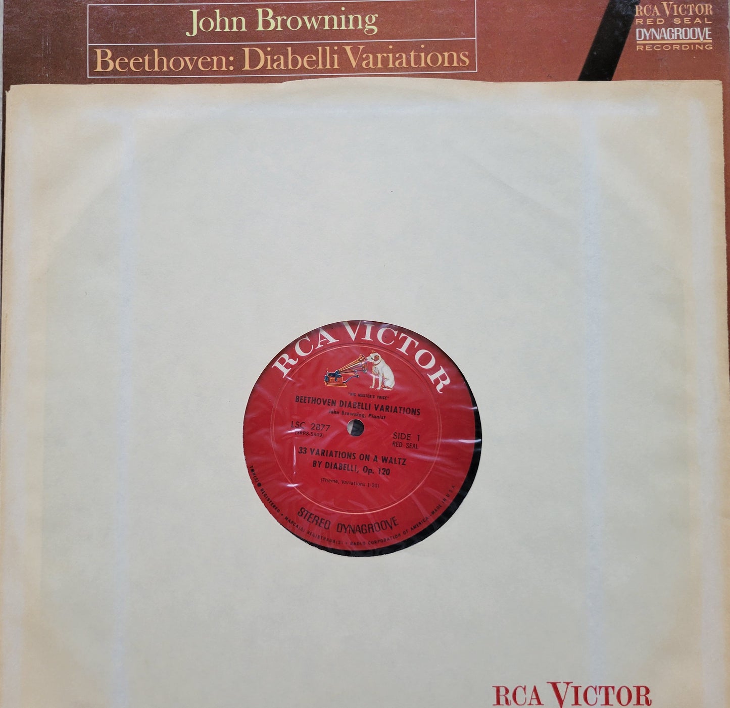 LP Record - John Browning: Beethoven, Diabelli Variations