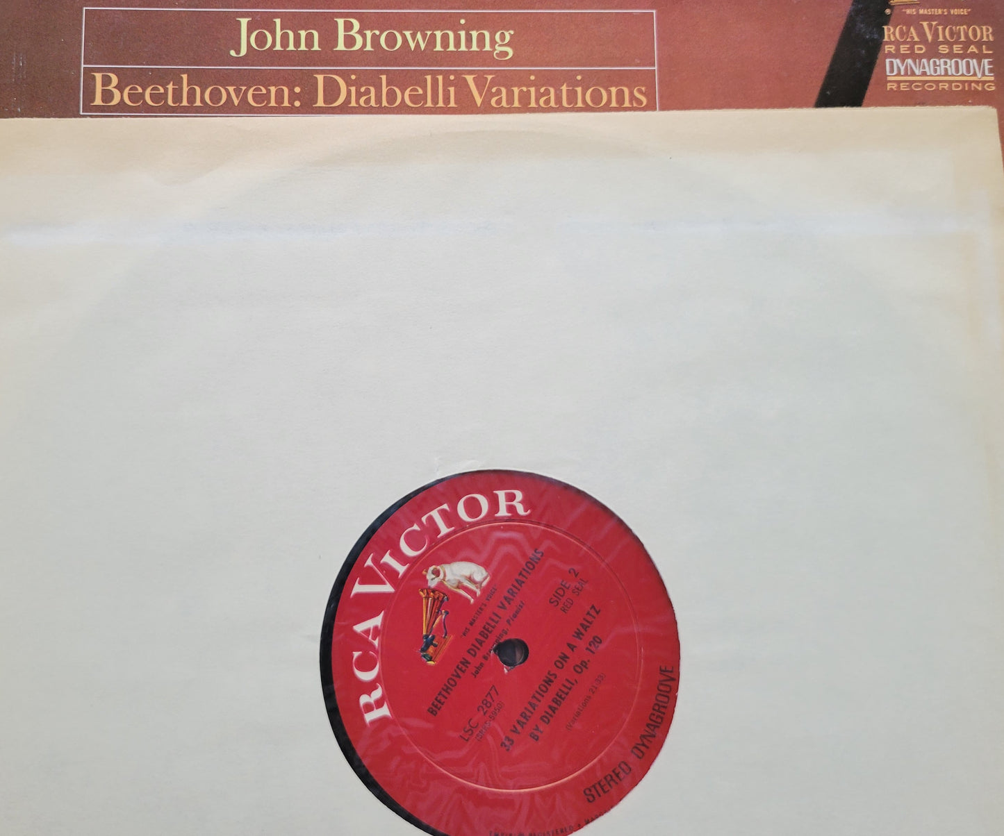 LP Record - John Browning: Beethoven, Diabelli Variations