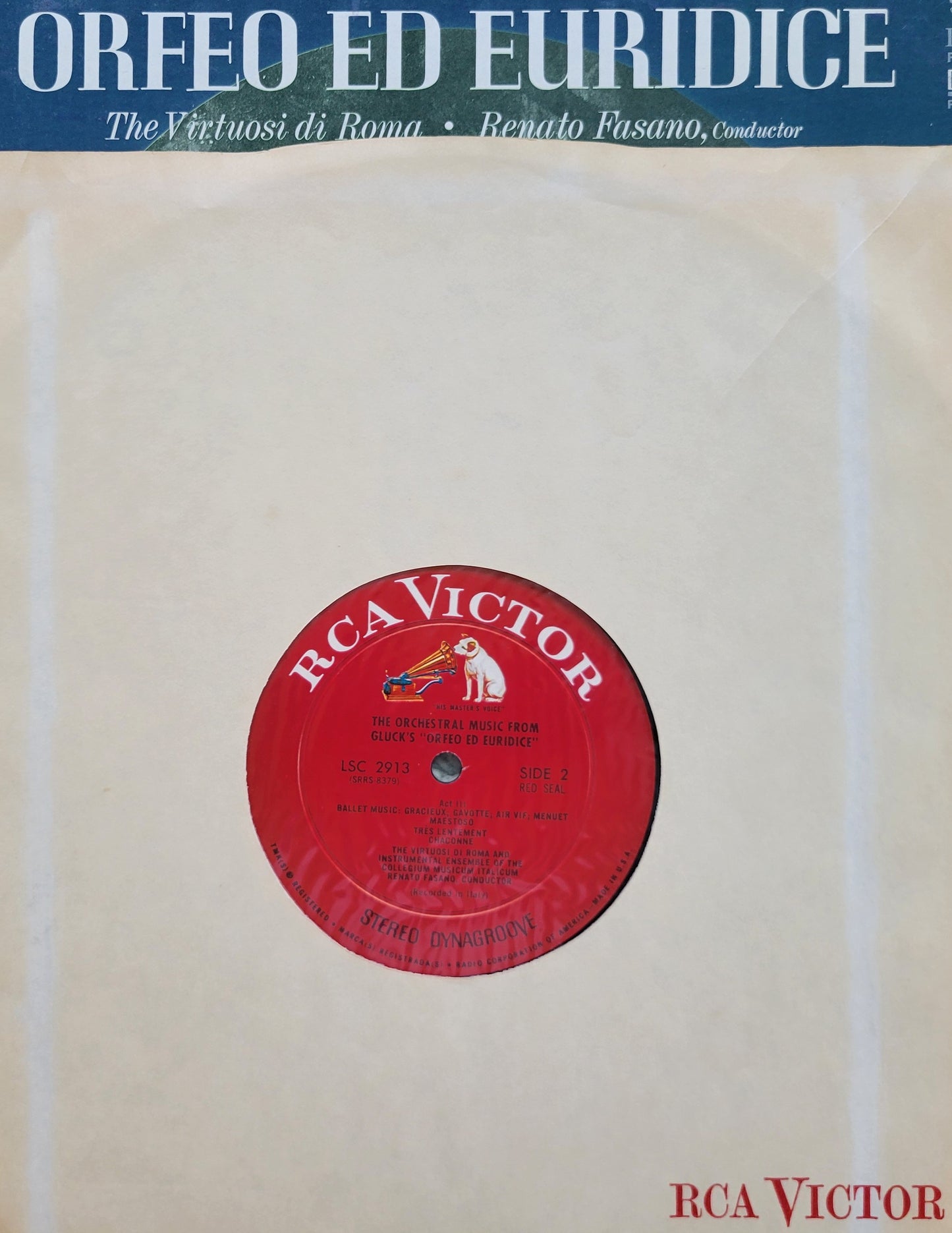 LP Record - Gluck's: Orfeo Ed Euridice