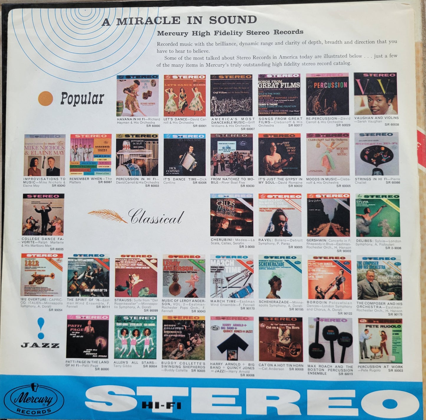 LP Record - Haydn: Symphony No. 100 (Military) and 101 (The Clock)
