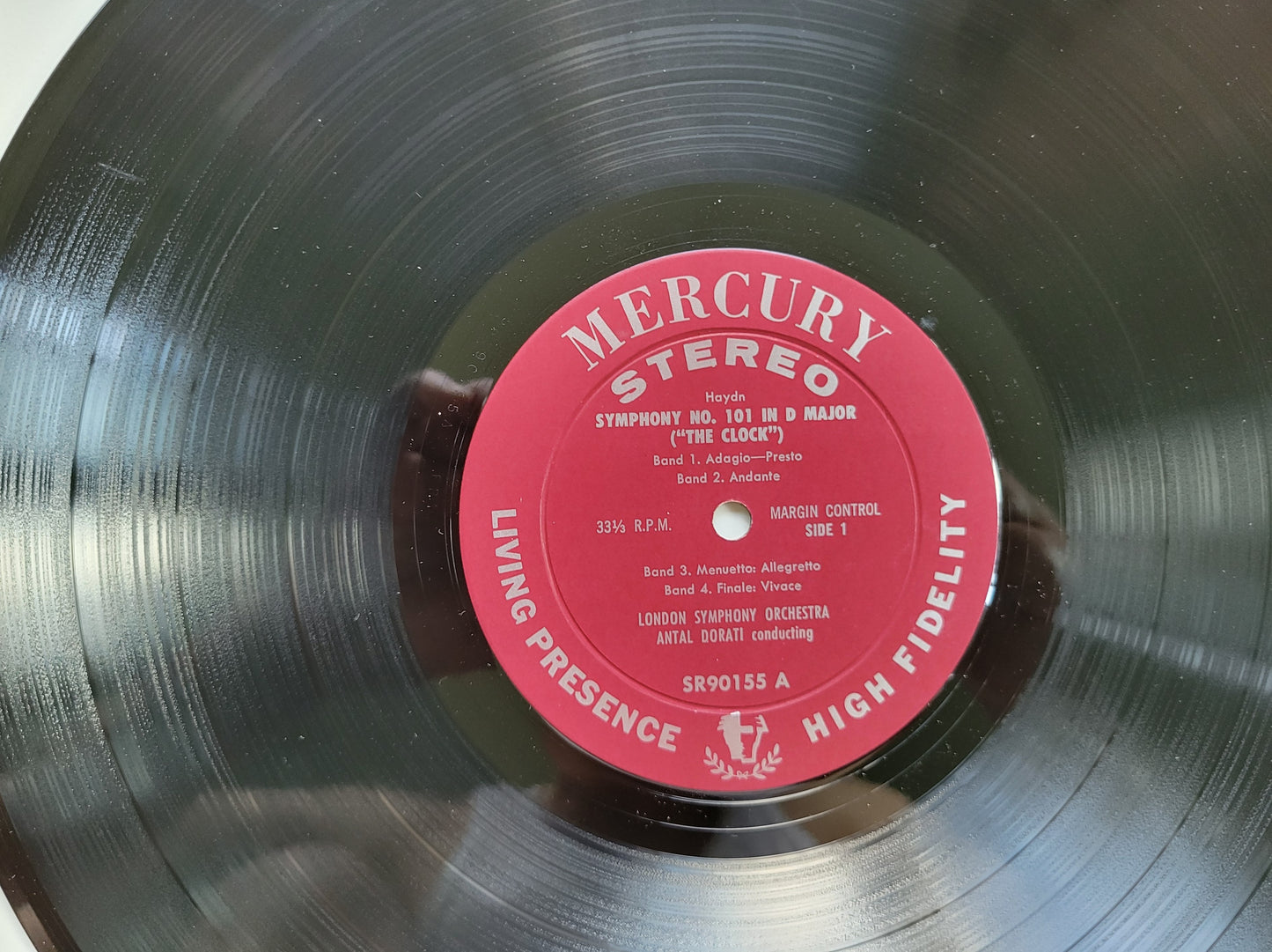 LP Record - Haydn: Symphony No. 100 (Military) and 101 (The Clock)