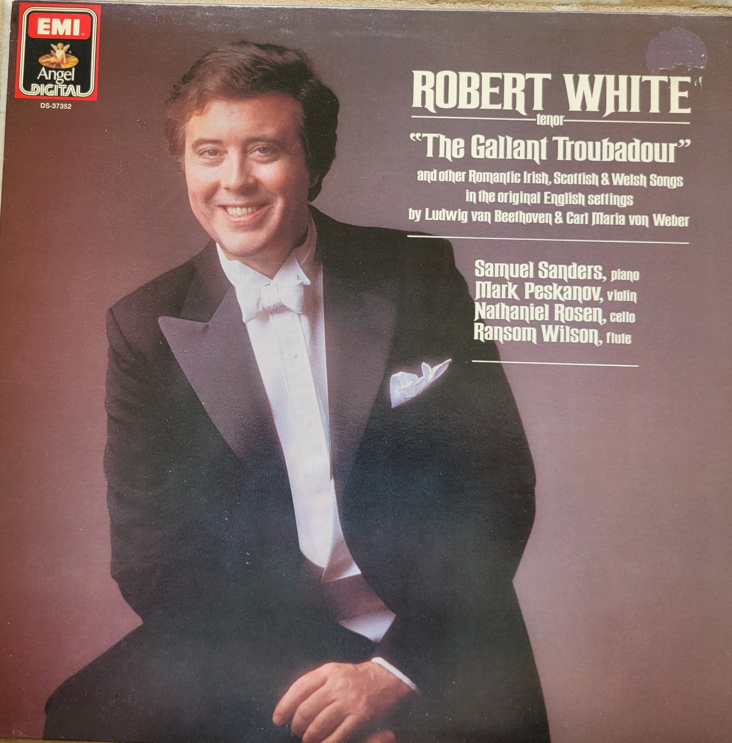 LP Record - Robert White (Tenor) The Gallant Troubadow