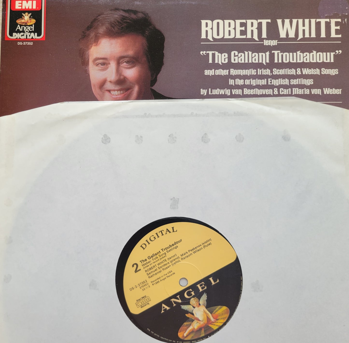LP Record - Robert White (Tenor) The Gallant Troubadow