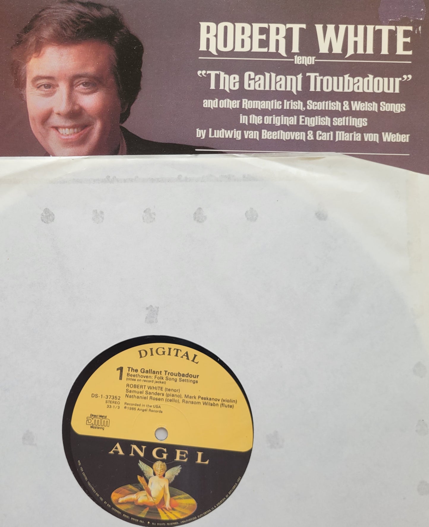 LP Record - Robert White (Tenor) The Gallant Troubadow