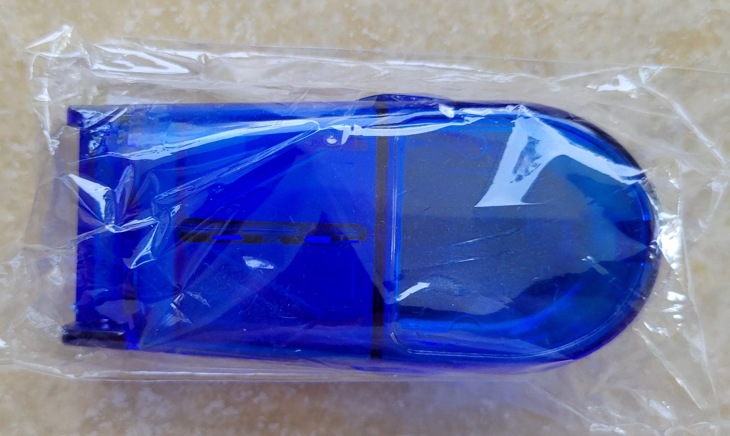 Pill Cutter with Ergonomic Design Transparent Pill Splitter with Stainless Steel