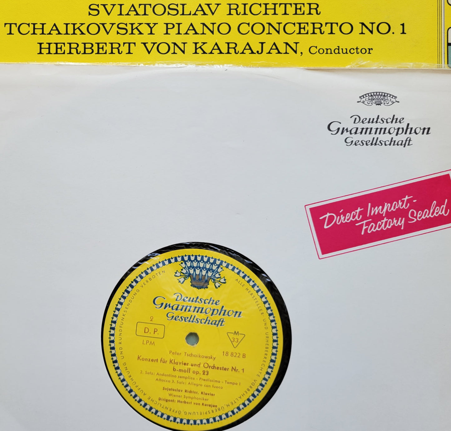 2. LP Record - Tchaikovsky: Piano Concerto No. 1