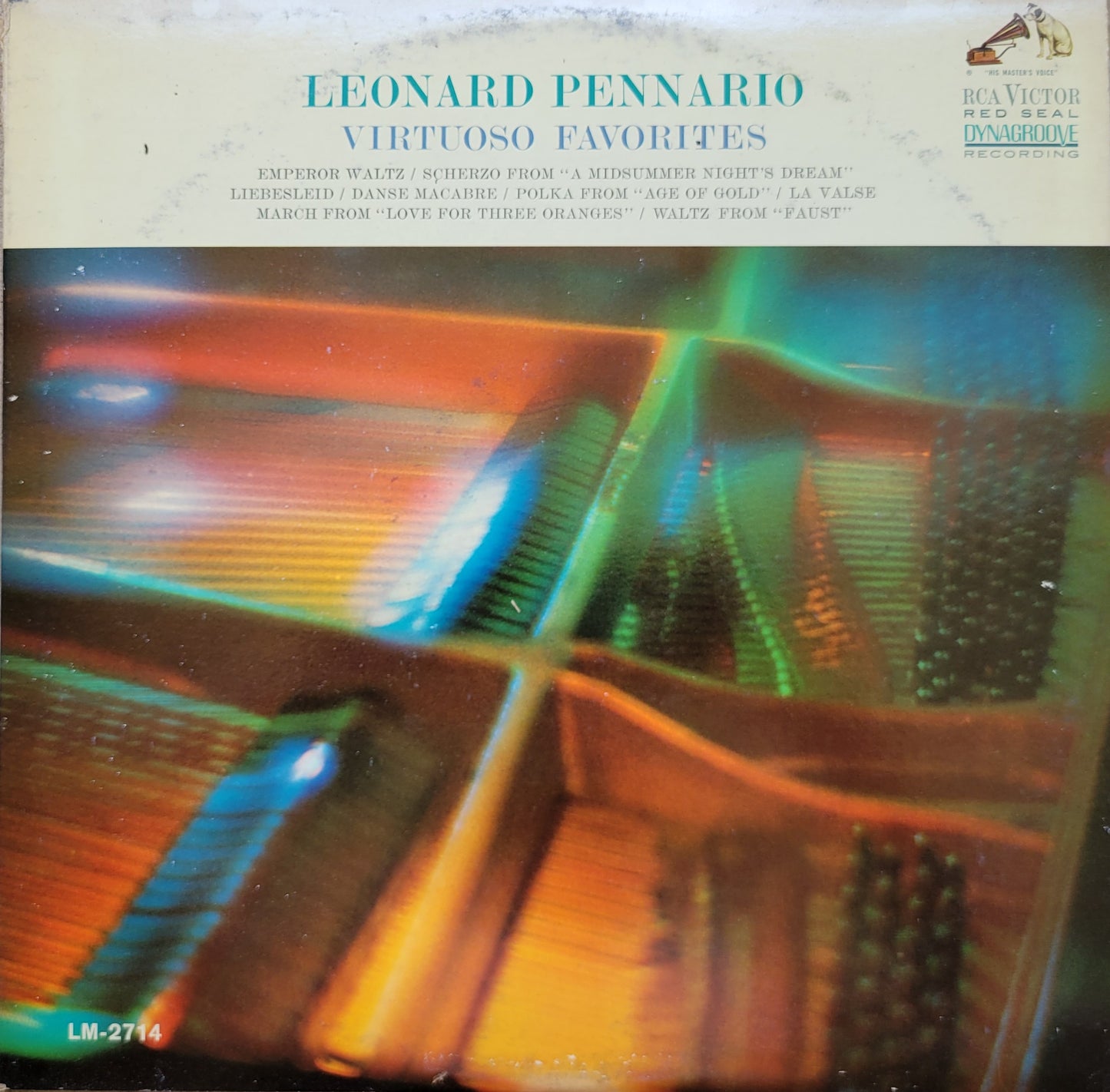 LP Record - Leonard Pennario: Virtuoso Favorites