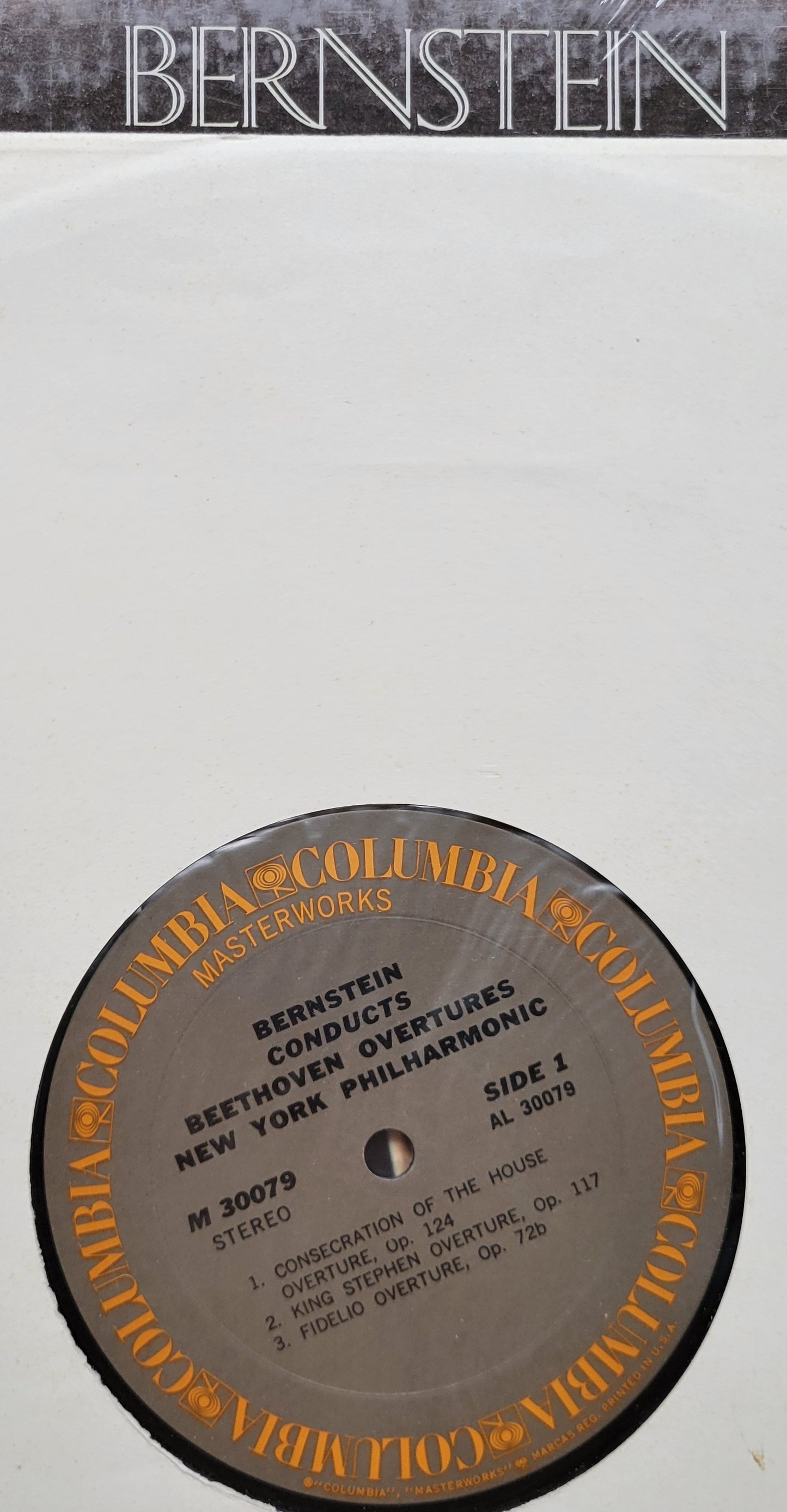 LP Record - Bernstein Conducts Beethoven Overtures