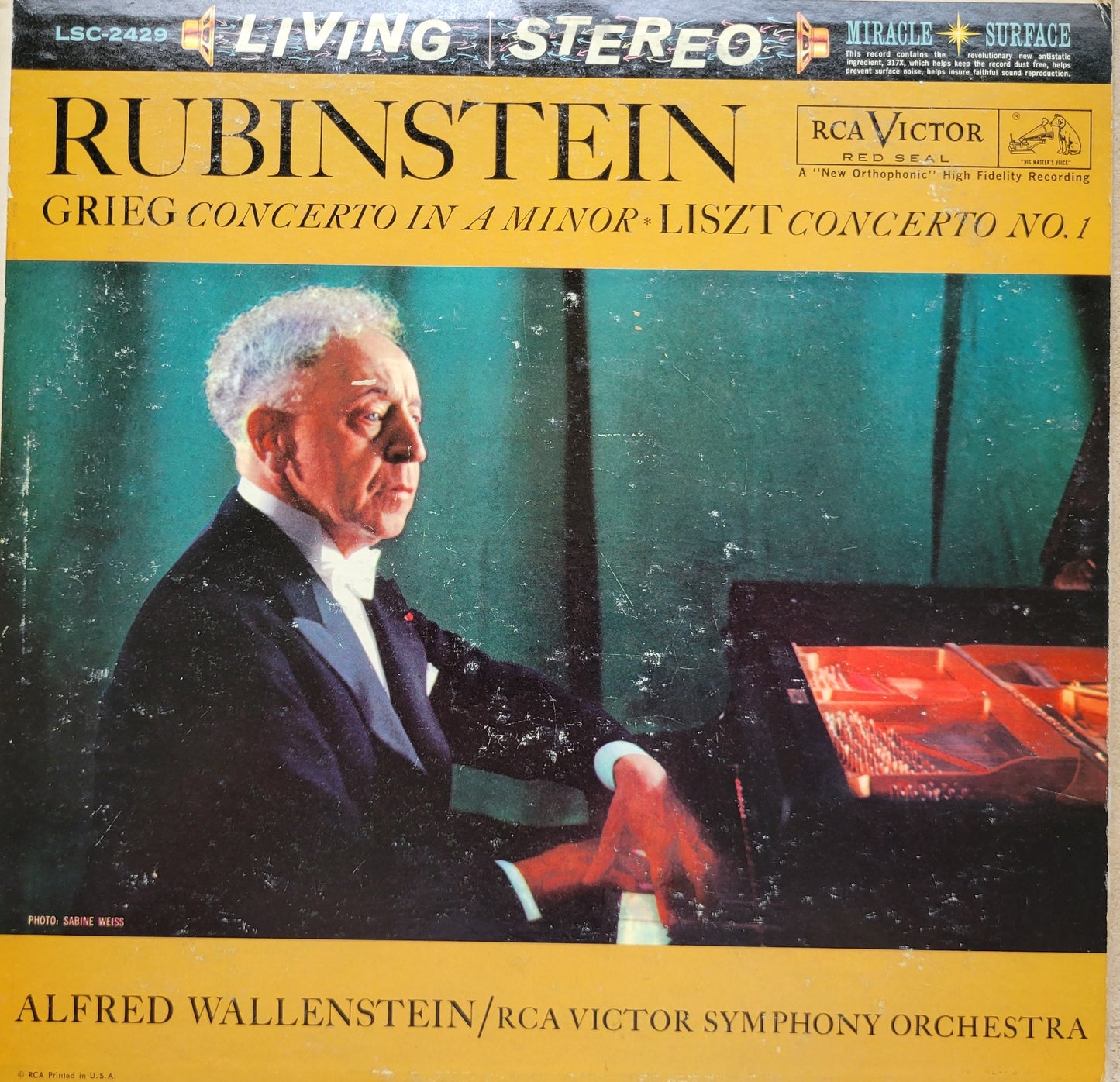 LP Record - Grieg: Concerto, Liszt: Concerto No. 1