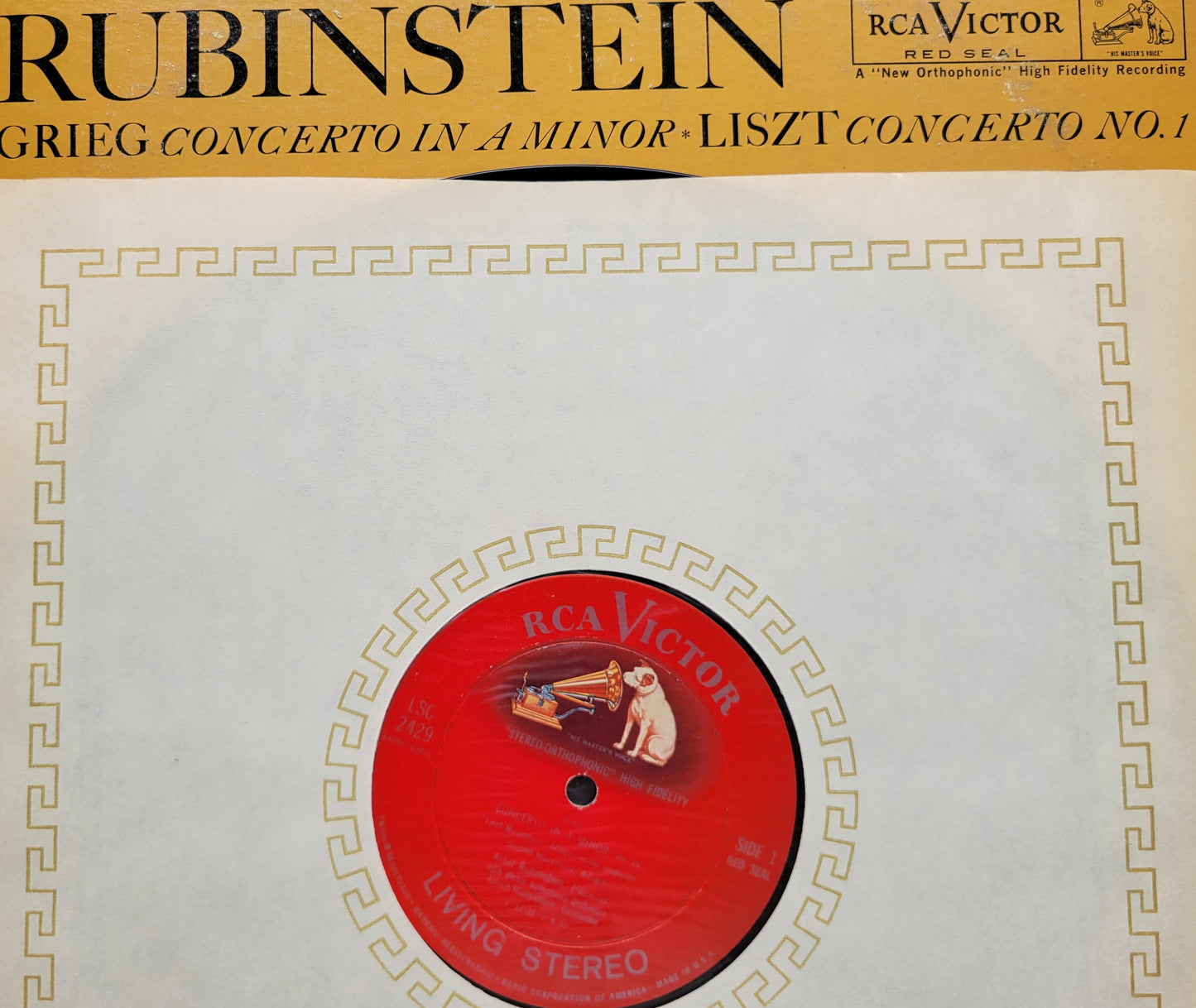 LP Record - Grieg: Concerto, Liszt: Concerto No. 1