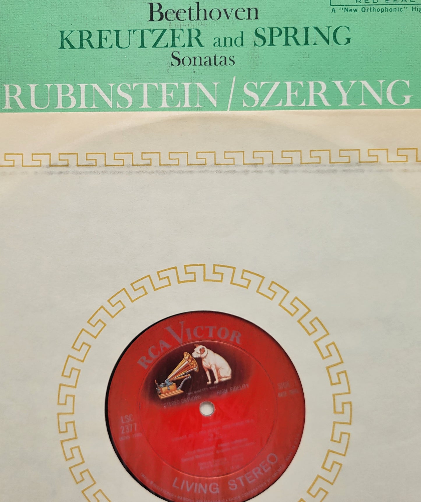 LP Record - Beethoven: Sonata No. 9 Kreutzer and No. 5 Spring