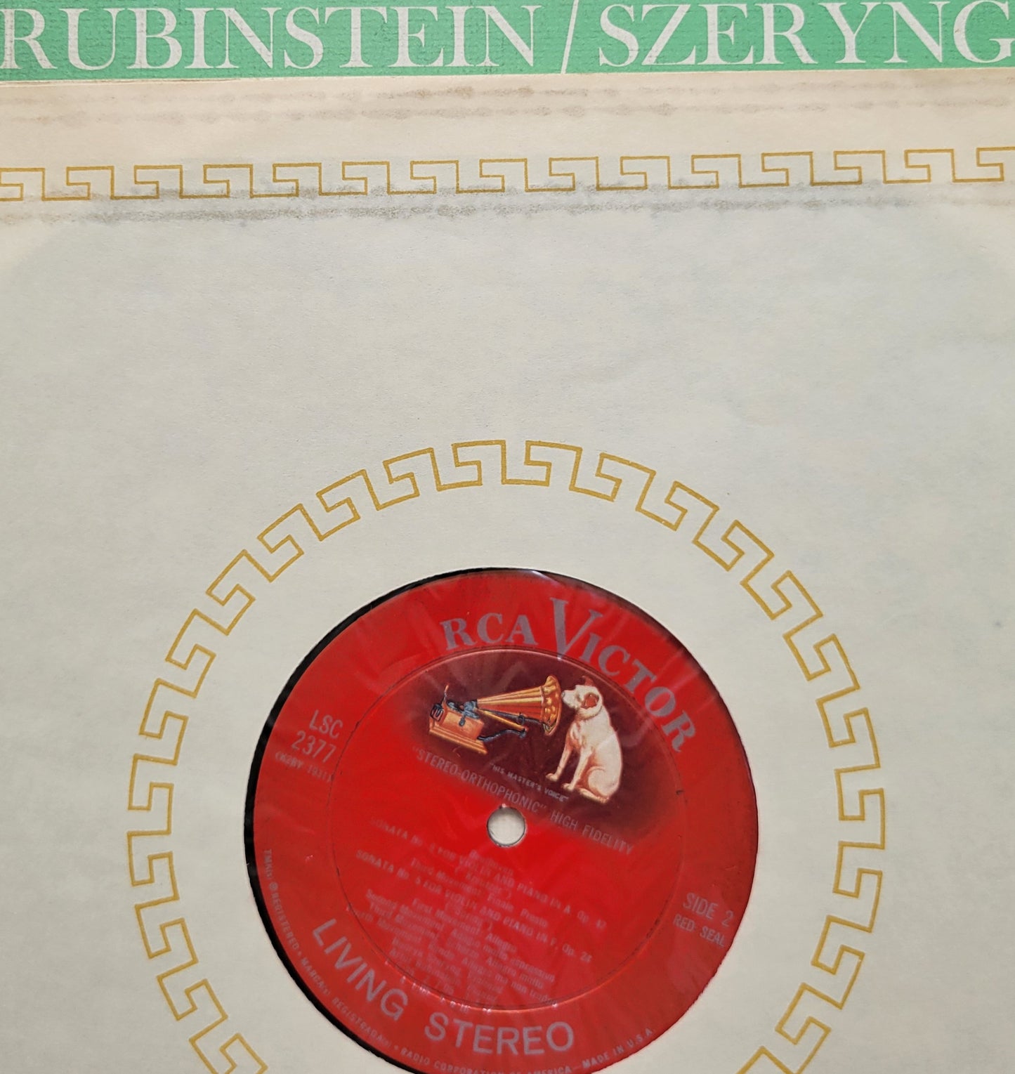 LP Record - Beethoven: Sonata No. 9 Kreutzer and No. 5 Spring