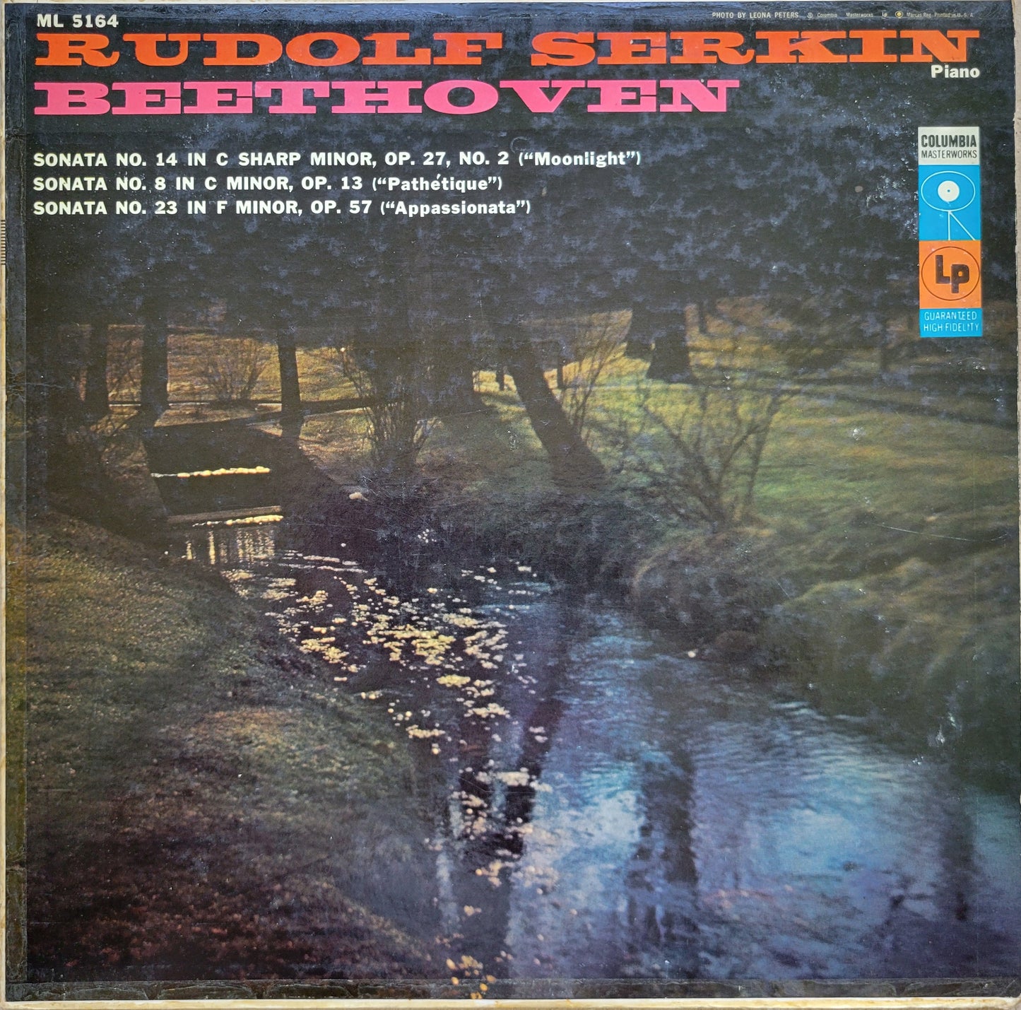LP Record - Beethoven: Sonata, No. 14, No. 8, No. 23