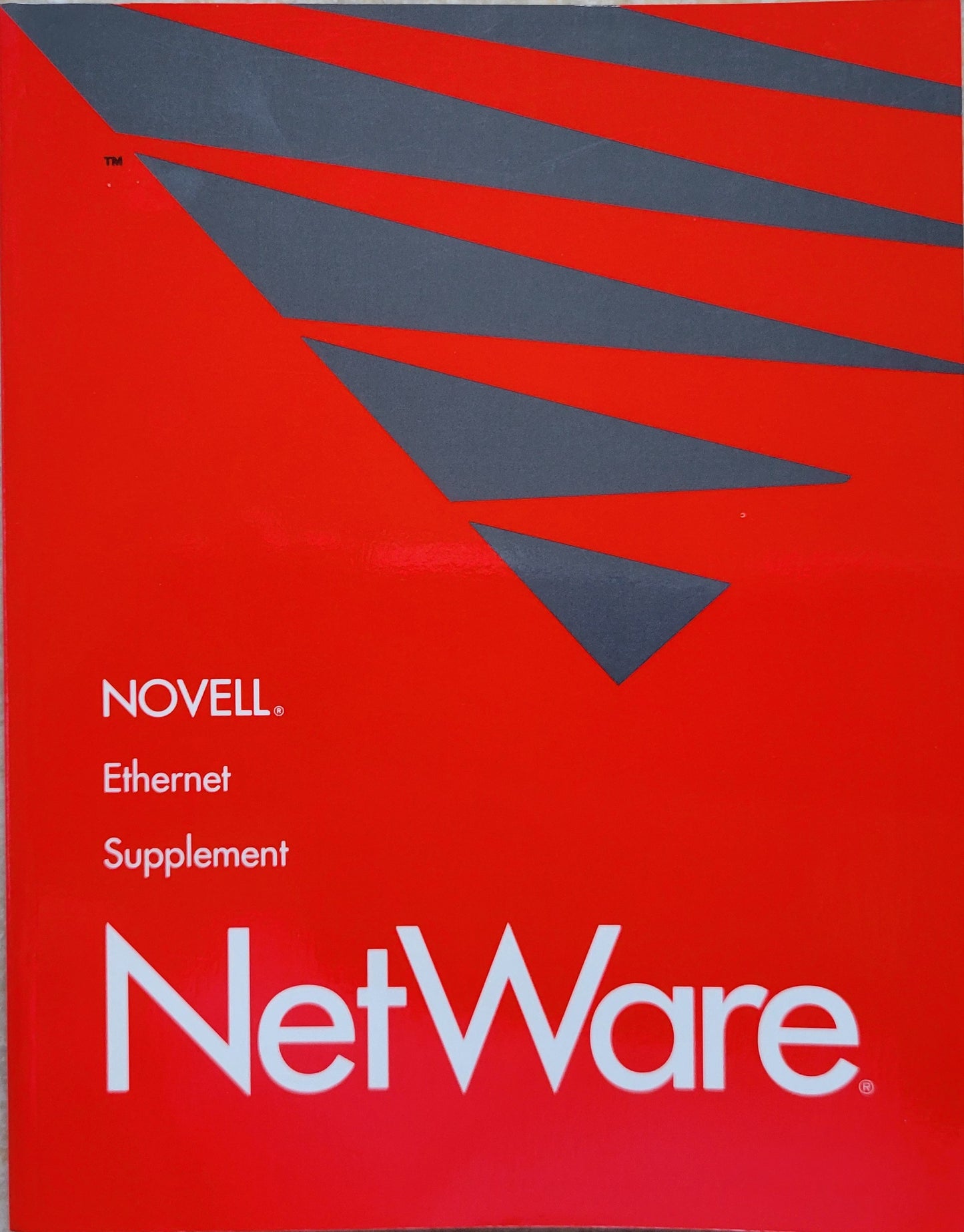 Vintage - NOVELL Netware Ethernet Supplement, 1991