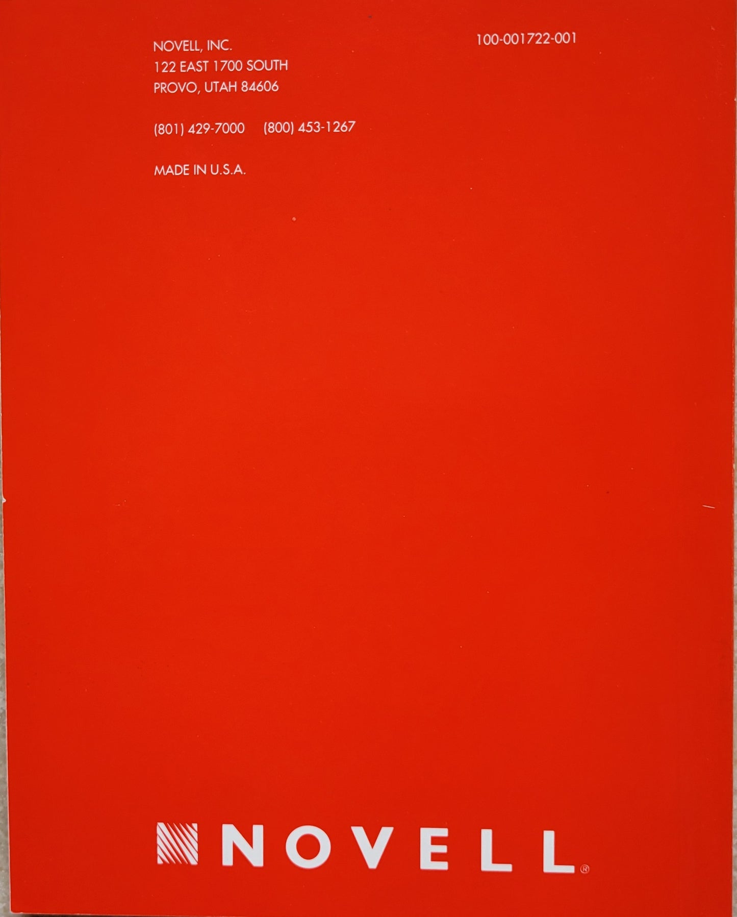 Vintage - NOVELL NetWare Print Server, Version 3.12