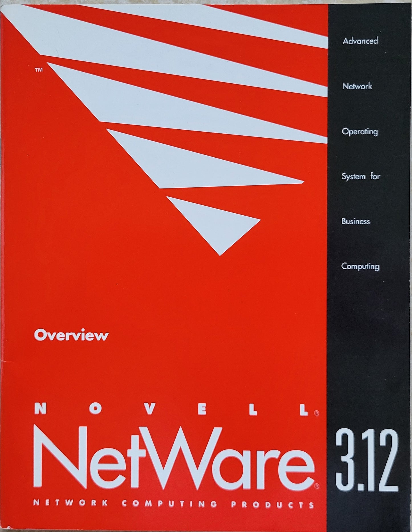 Vintage - NOVELL NetWare Overview, Version 3.12