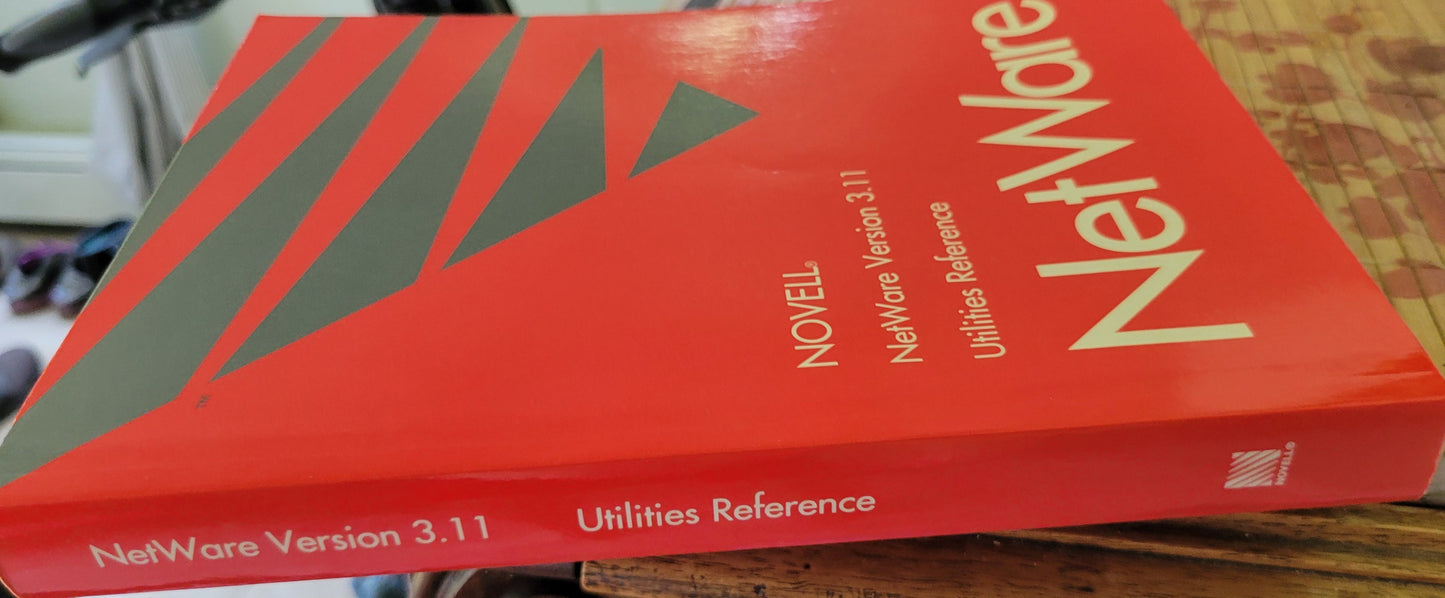 Vintage - NOVELL NetWare Utilities Reference, Version 3.11, 1991