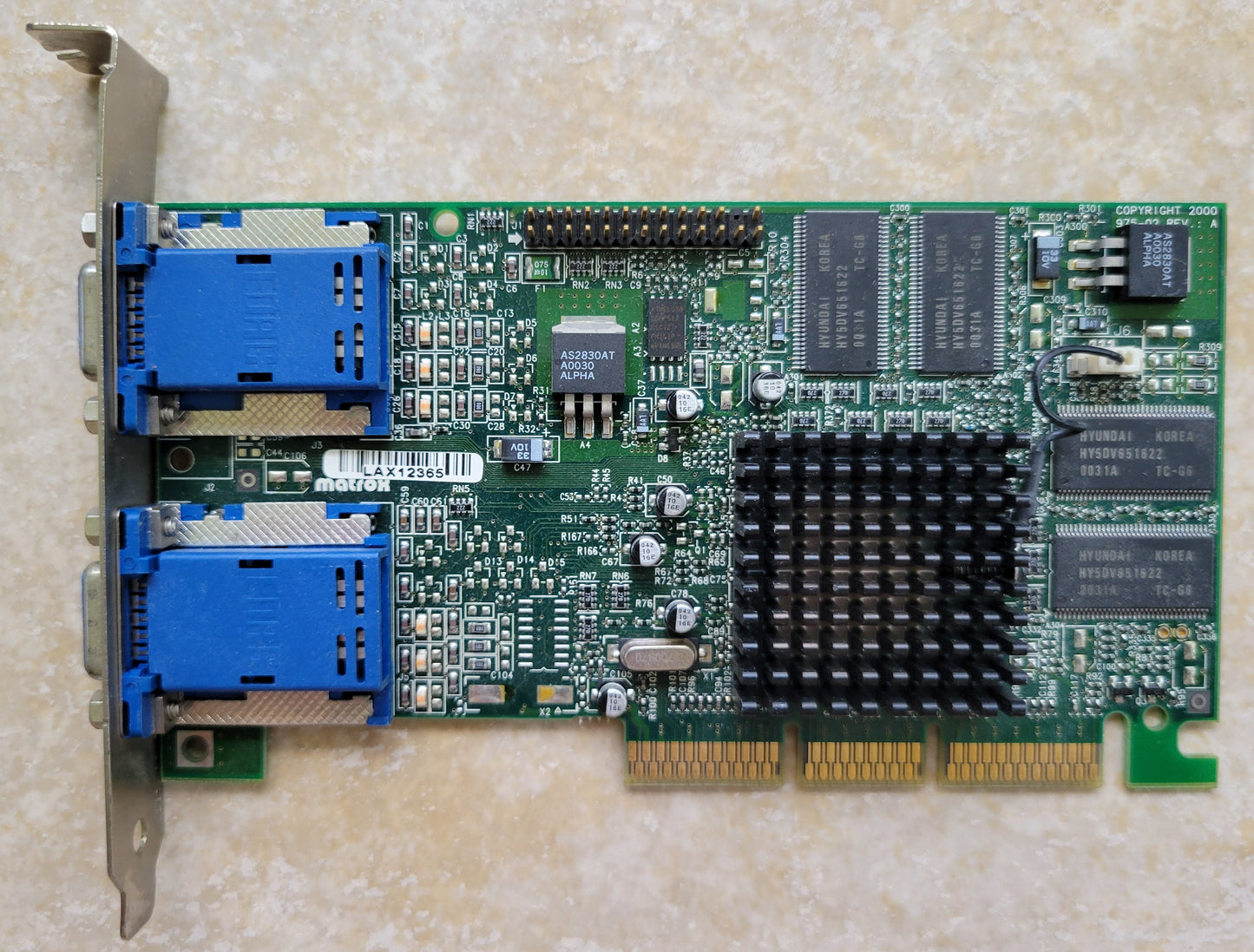 Matrox 202 MTx0630 Video Card