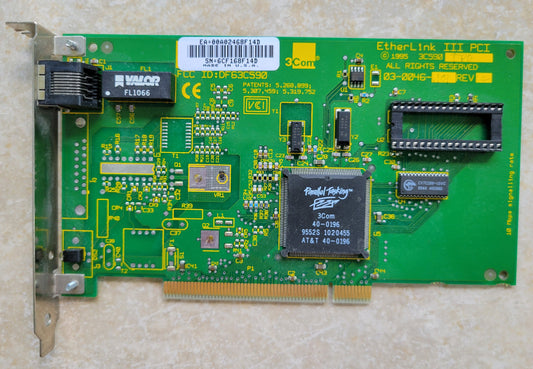 n. 3Com EtherLink III PCI Network PCI Adapter, 3C590 TPO