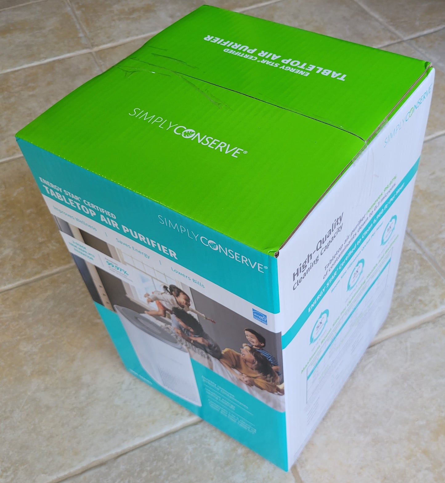 Simply Conserve Tabletop Air Purifier, Room Size: 180 sq. ft