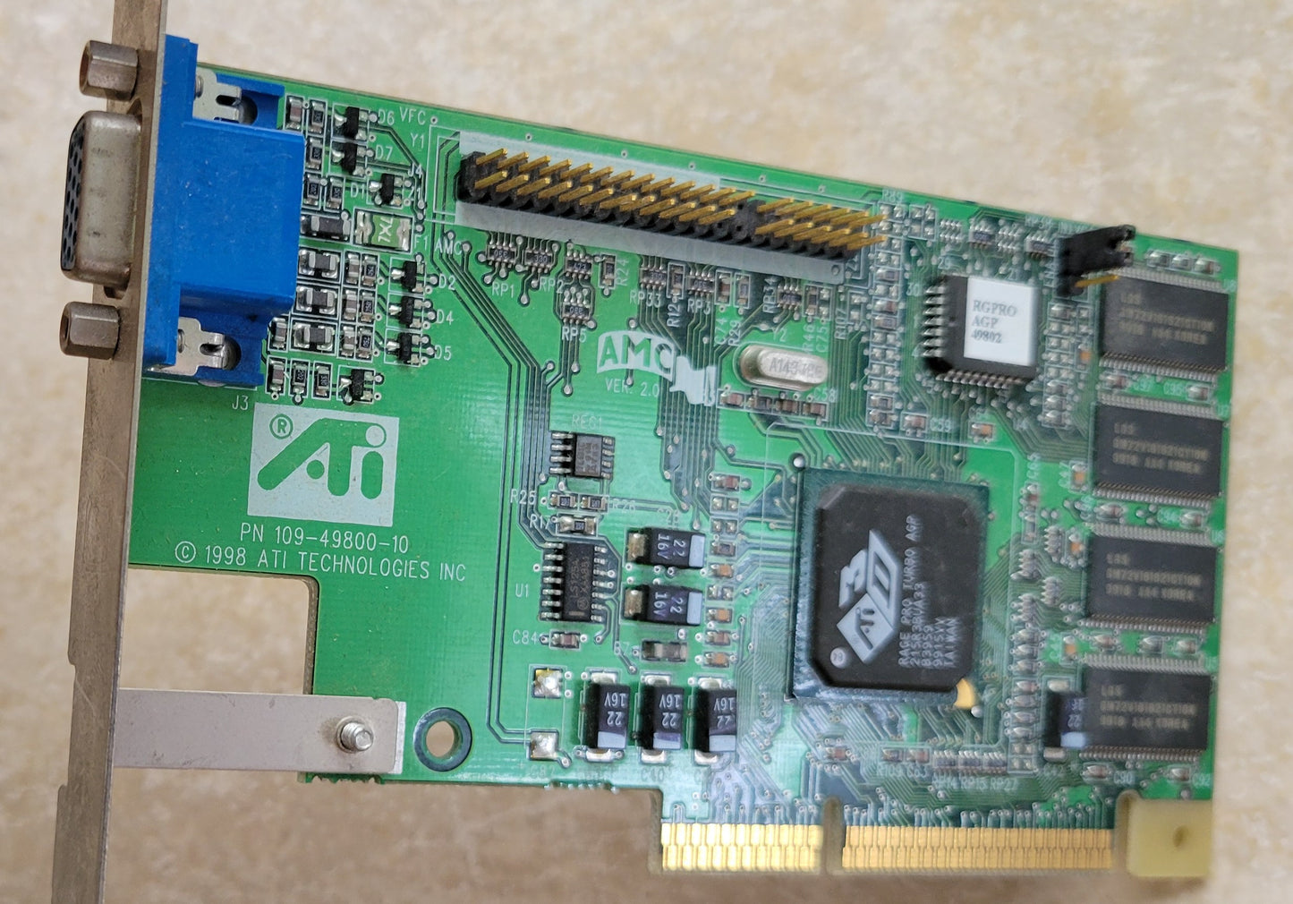 ATI Rage Pro Turbo AGP Graphic Card
