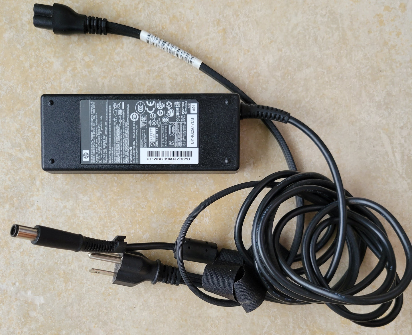 HP AC Notebook Power Adapter, 608428-001