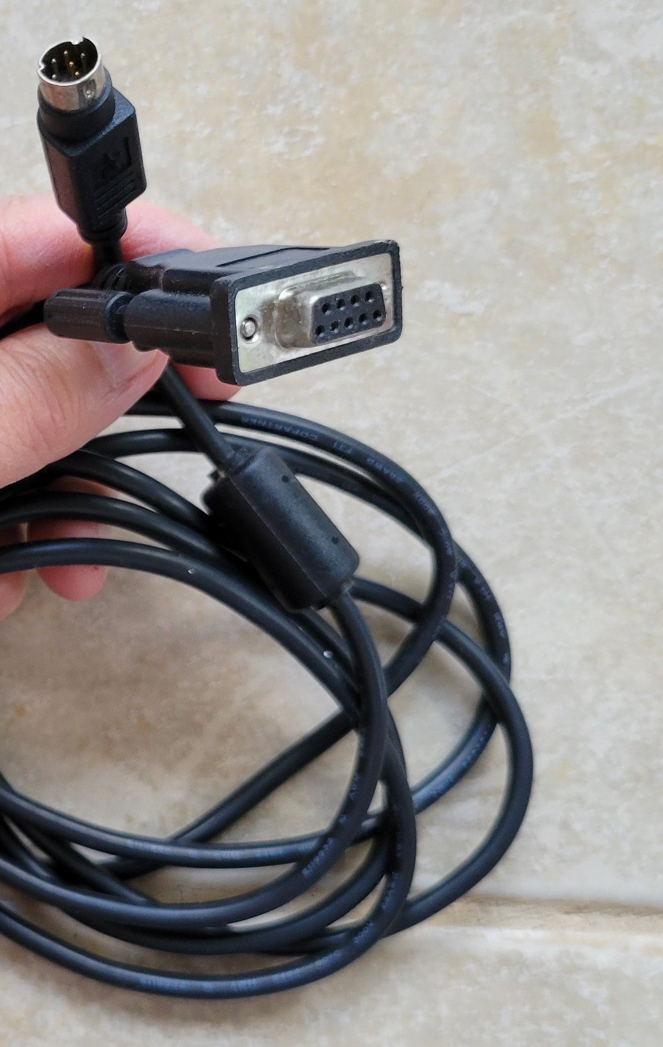 Serial DB9 to DIN 6 Pin Cable