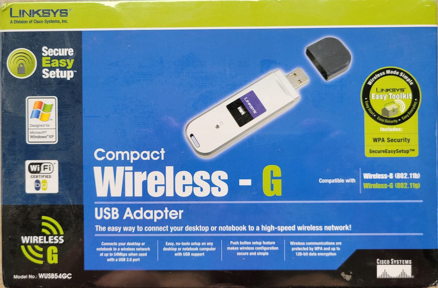Linksys Compact Wireless-G USB Adapter