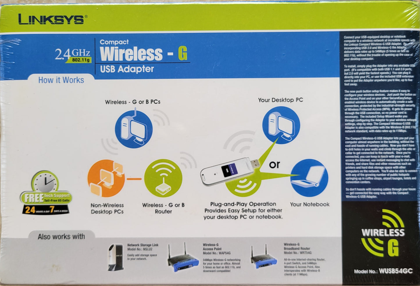 Linksys Compact Wireless-G USB Adapter