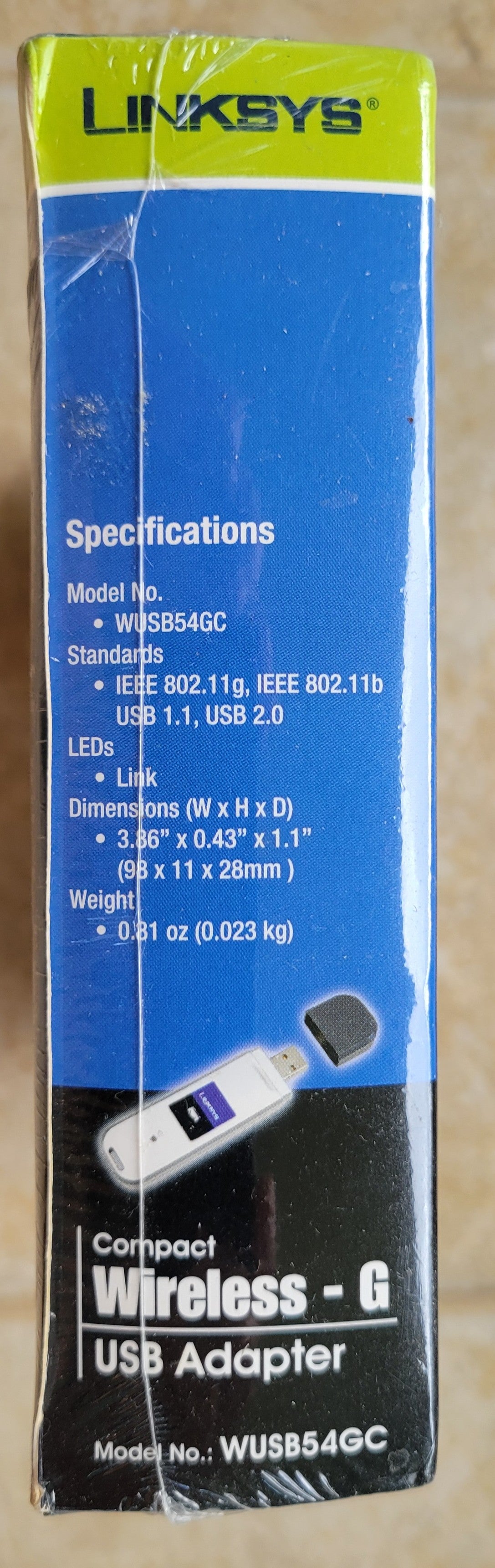 Linksys Compact Wireless-G USB Adapter