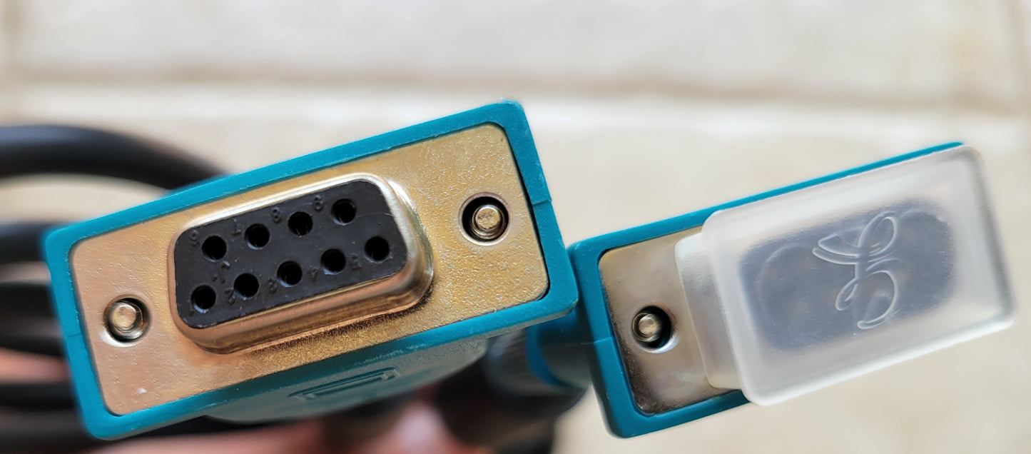 DB9 Serial Extension Male to Female Cable, 6 Feet