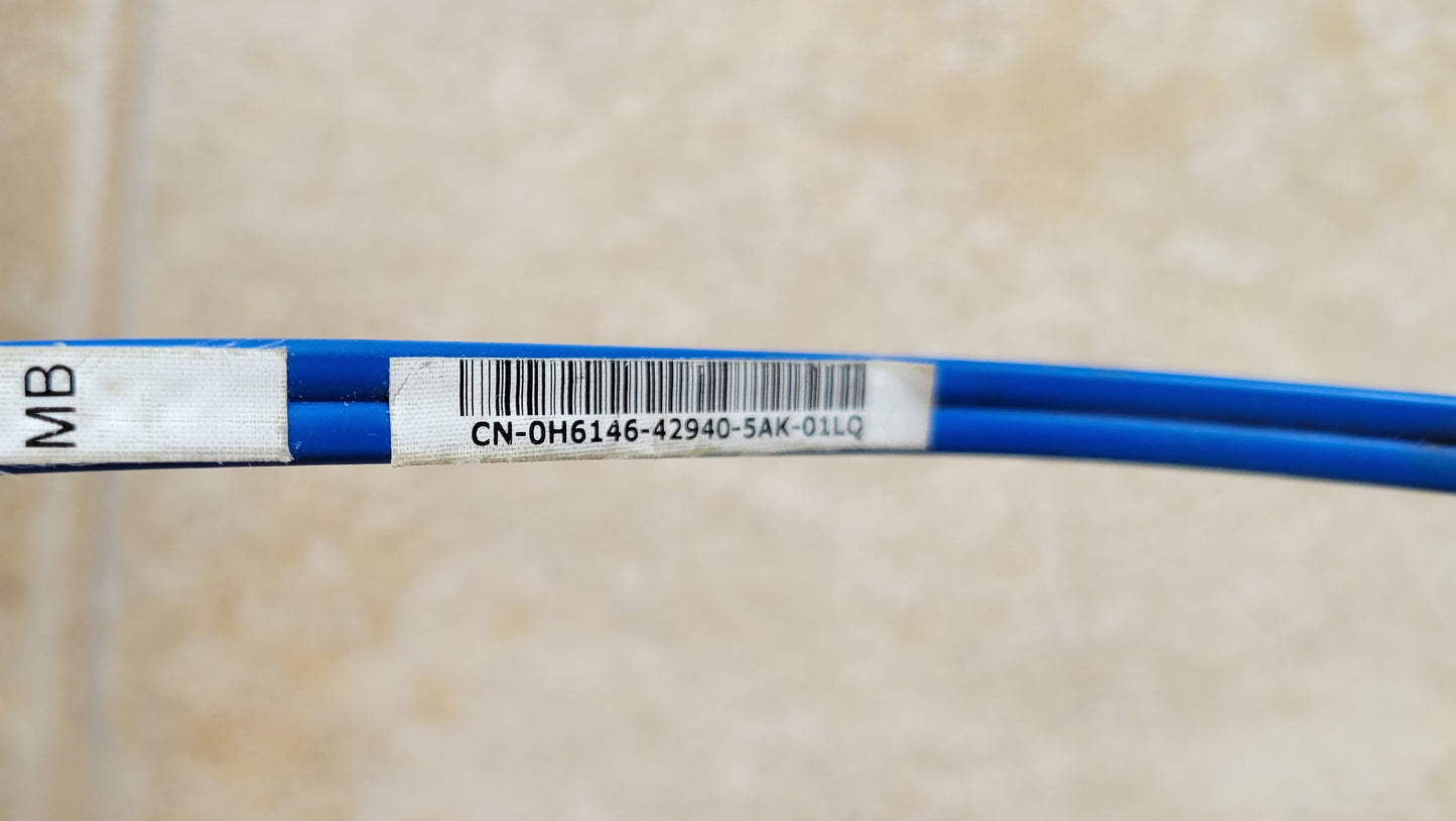 SATA Cable, CN-0H6146-42940-5AK-01LQ, 1 Foot