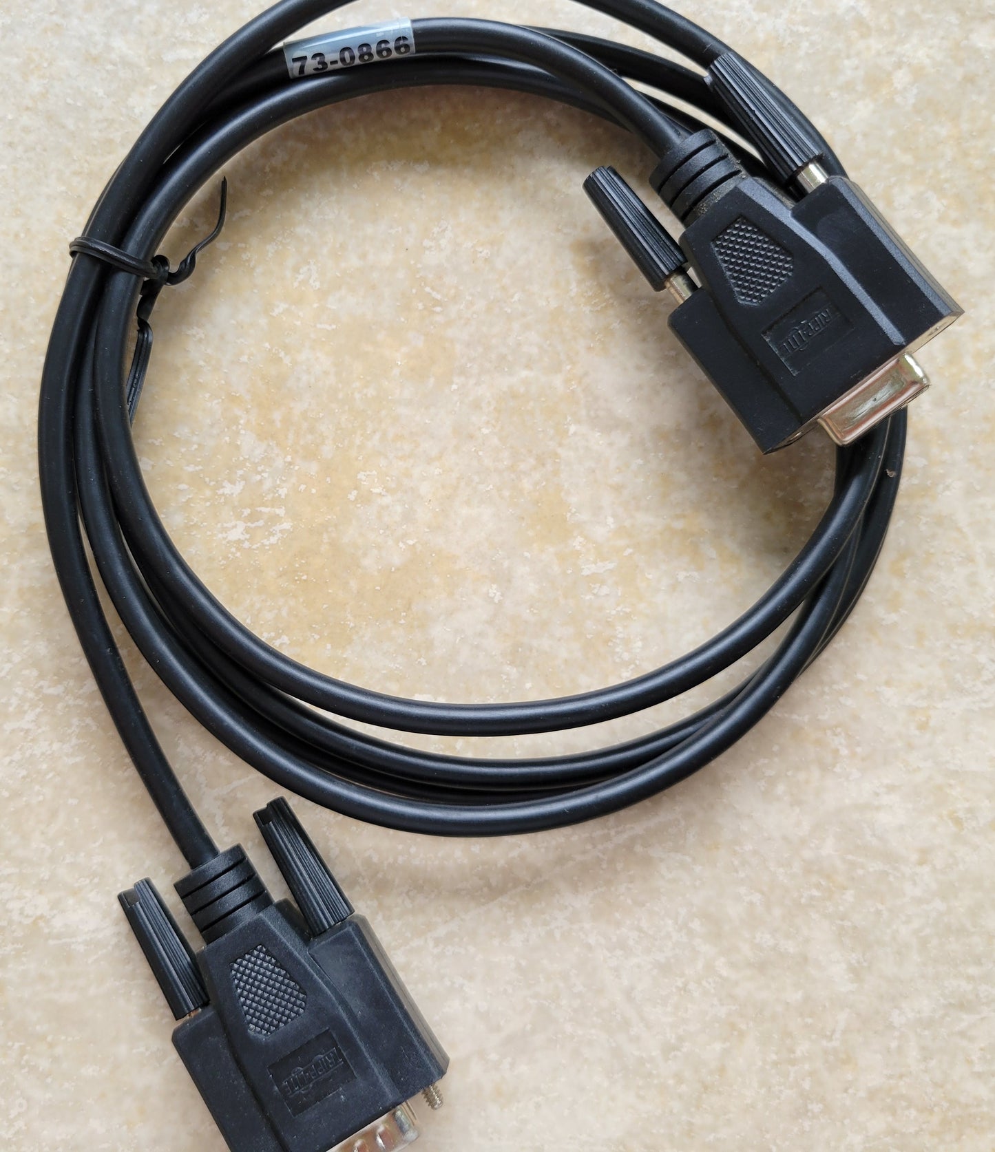 Tripp Lite Male/Female DB9 Serial RS232 Cable, 6 Feet, 73-0866