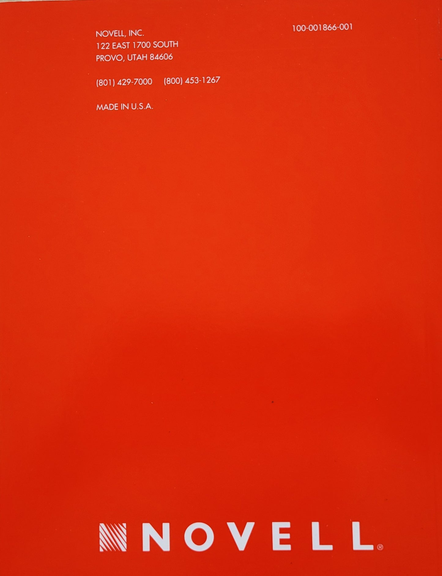 Vintage - NOVELL NetWare 3.12 TCP/IP Transport Supervisor's Guide