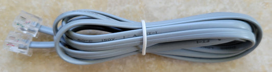 RJ-11 Phone and Fax Cable, 6 Feet