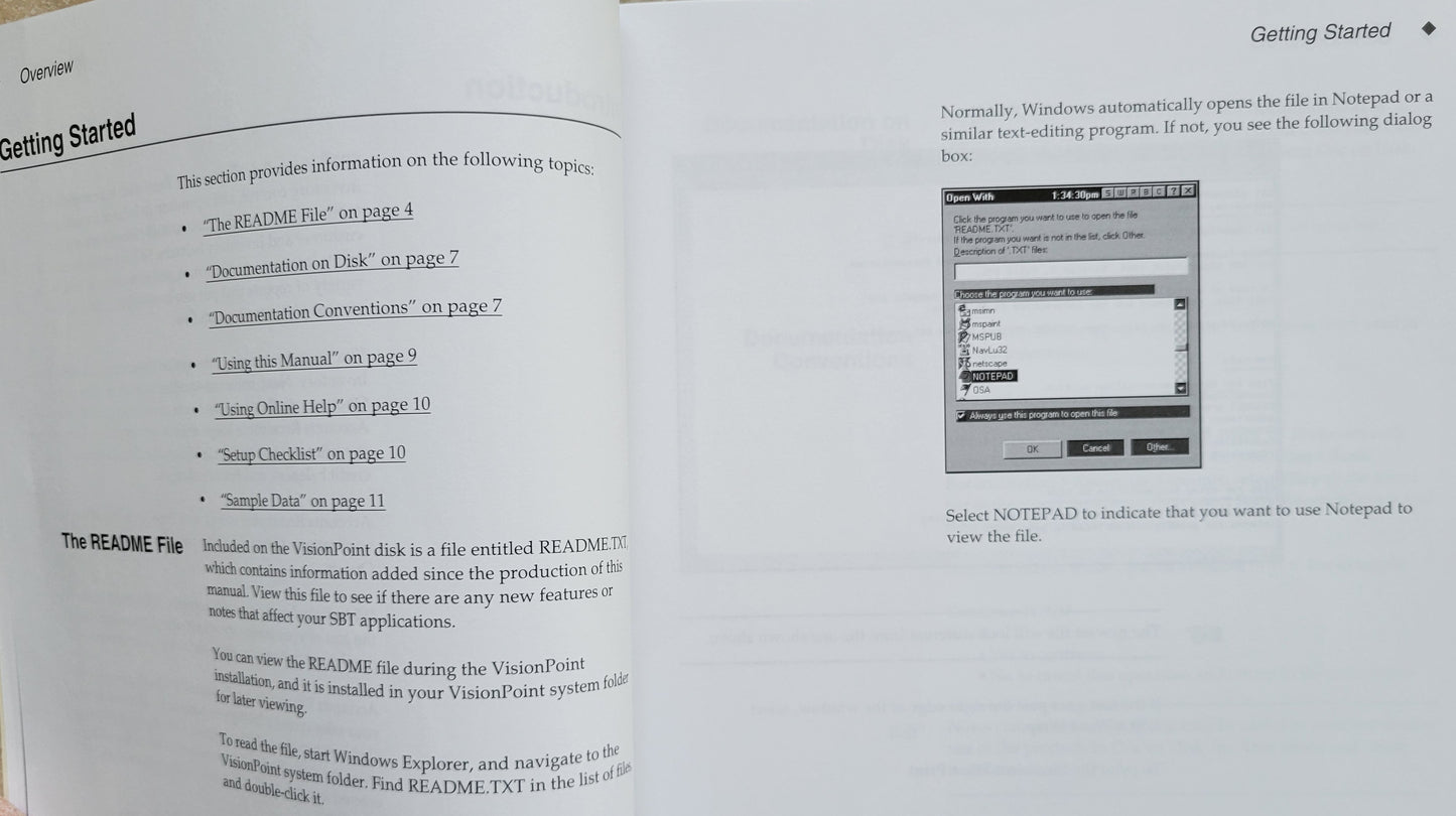 Vintage - SBT VisionPoint 10.0 Accounts Receivable