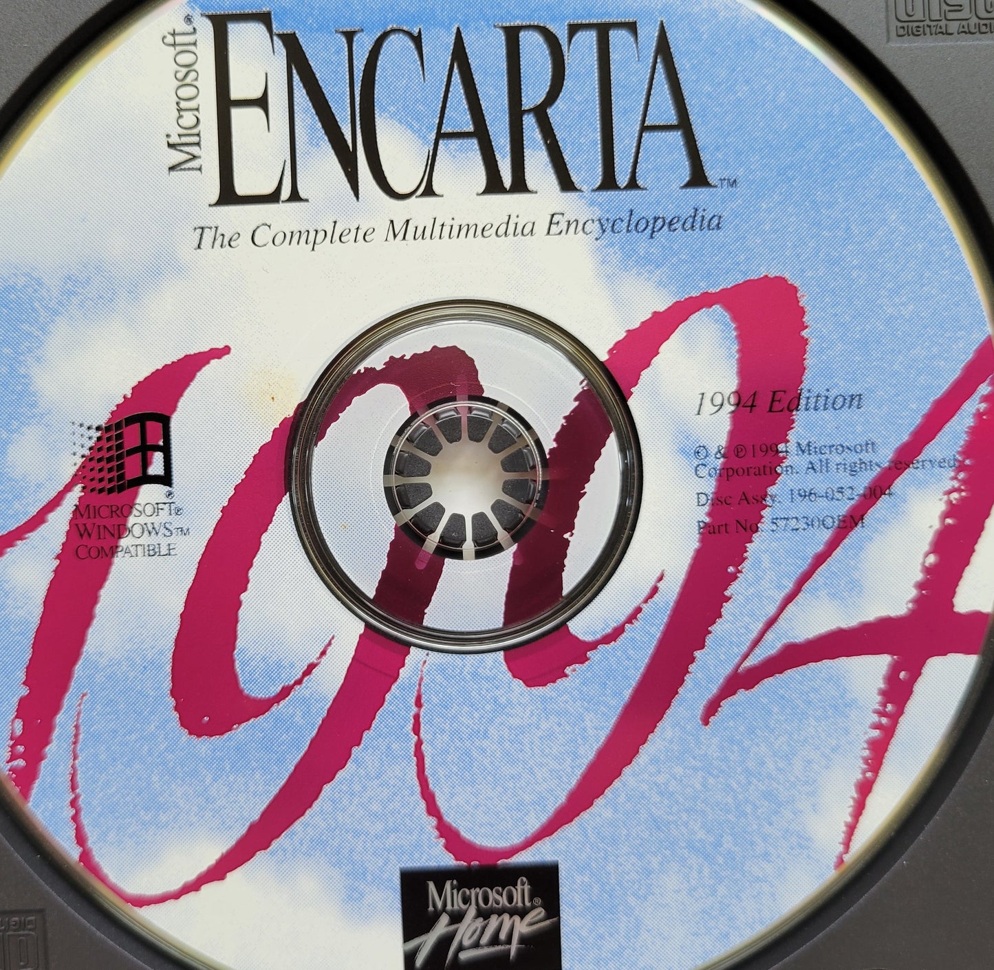 Vintage CD - Microsoft Encarta, Microsoft Home, 1994