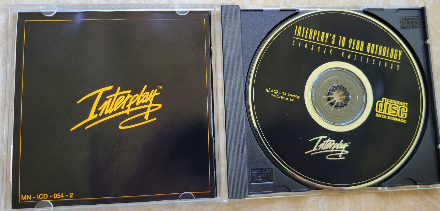 Vintage CD - Interplay's 10 Year Anthology, Classic Collection