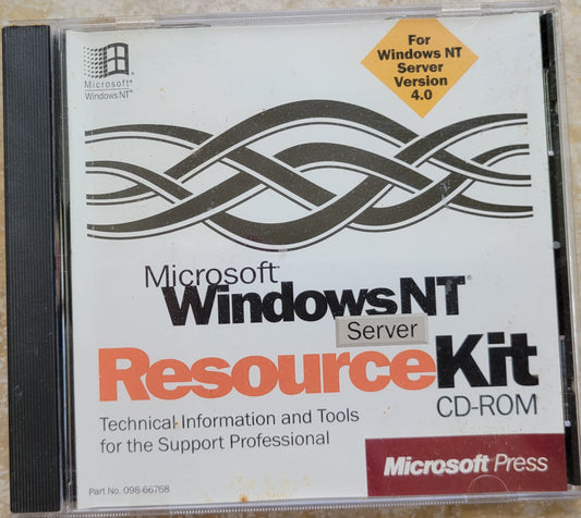 Vintage CD - Microsoft Windows NT Server Resource Kit, 1996
