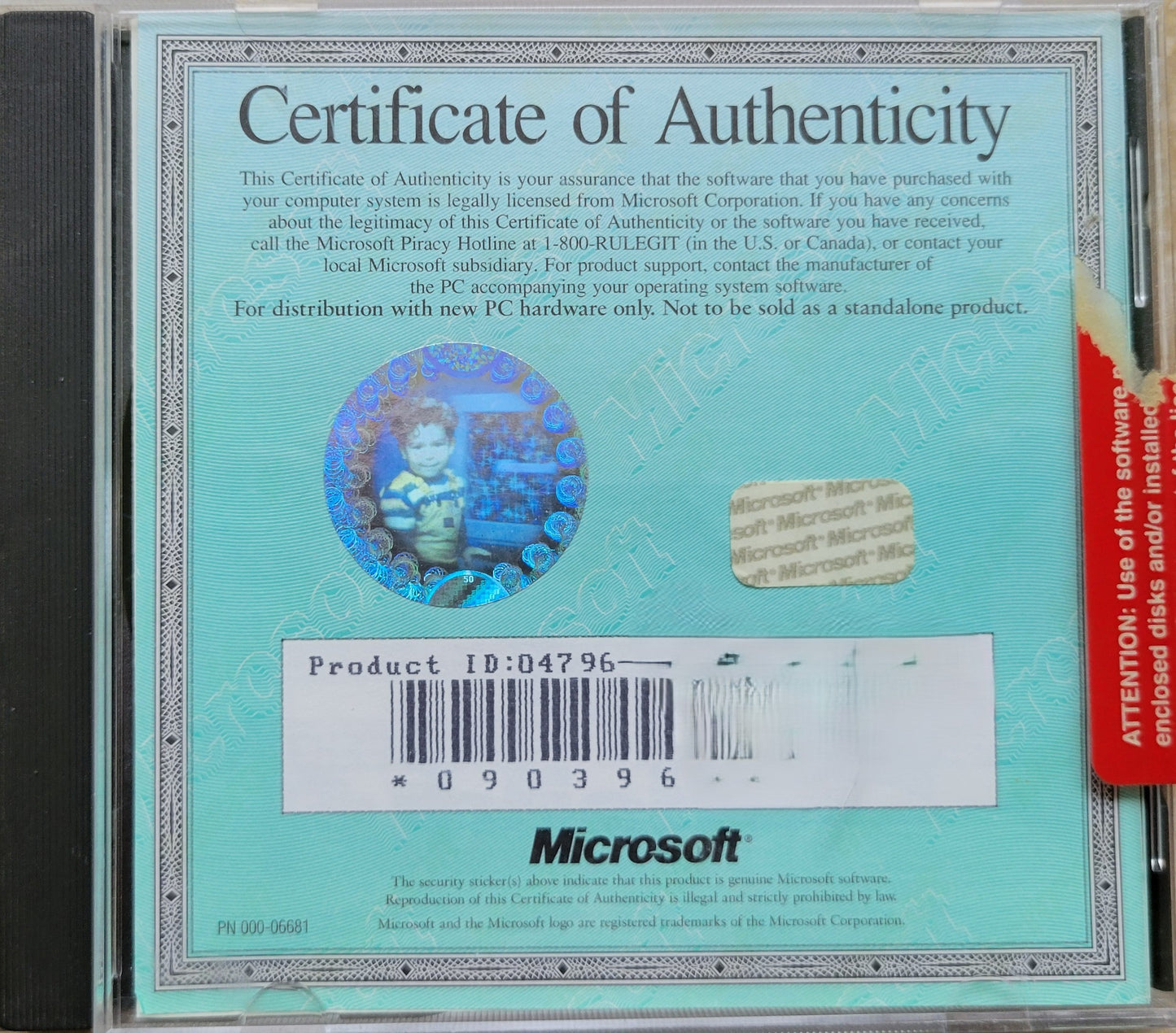 Vintage CD - Microsoft Publisher for Windows 95, 1995