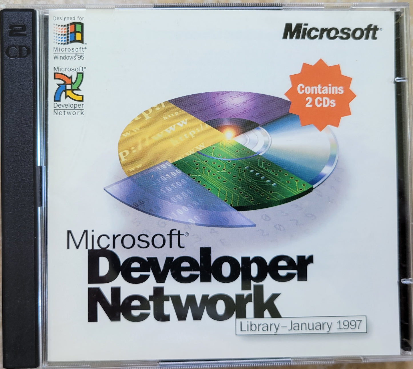 4. Vintage CD - Microsoft Developer Network, Software Library, 1997