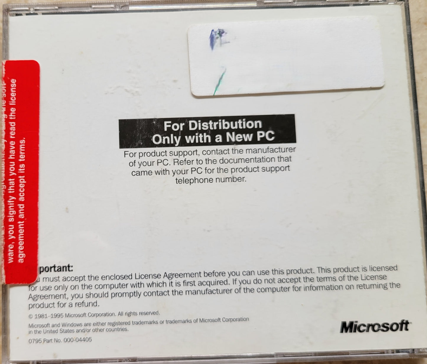 5. Vintage CD - Microsoft Works, Part No. 57345OEM