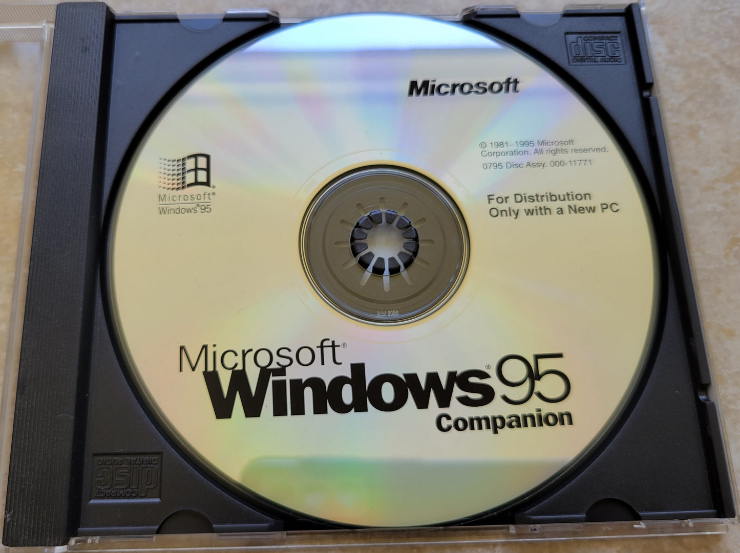 Vintage CD - Microsoft Windows 95 Companion