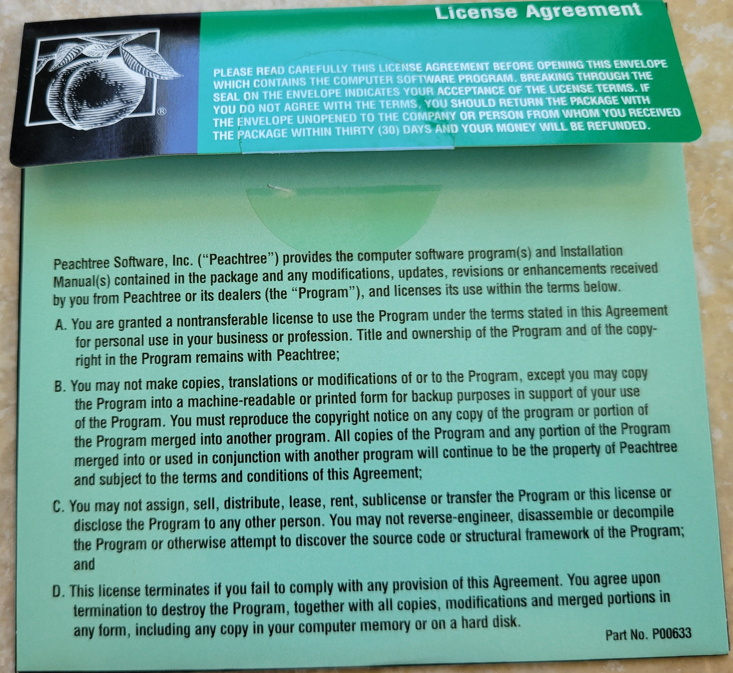 Vintage CD - Peachtree Office Accounting Software